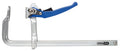 Steel lever clamp with quick release, 120x600mm
