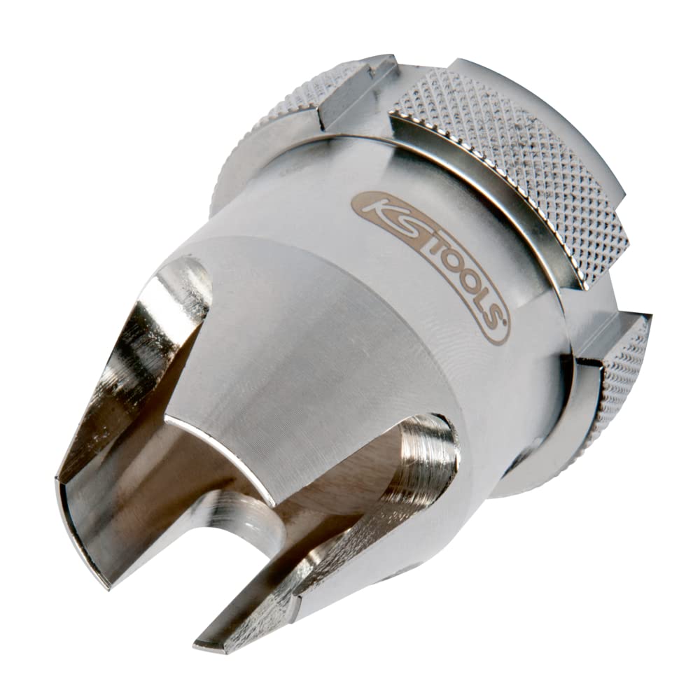 KS TOOLS - Chrome waste wrench with adapter