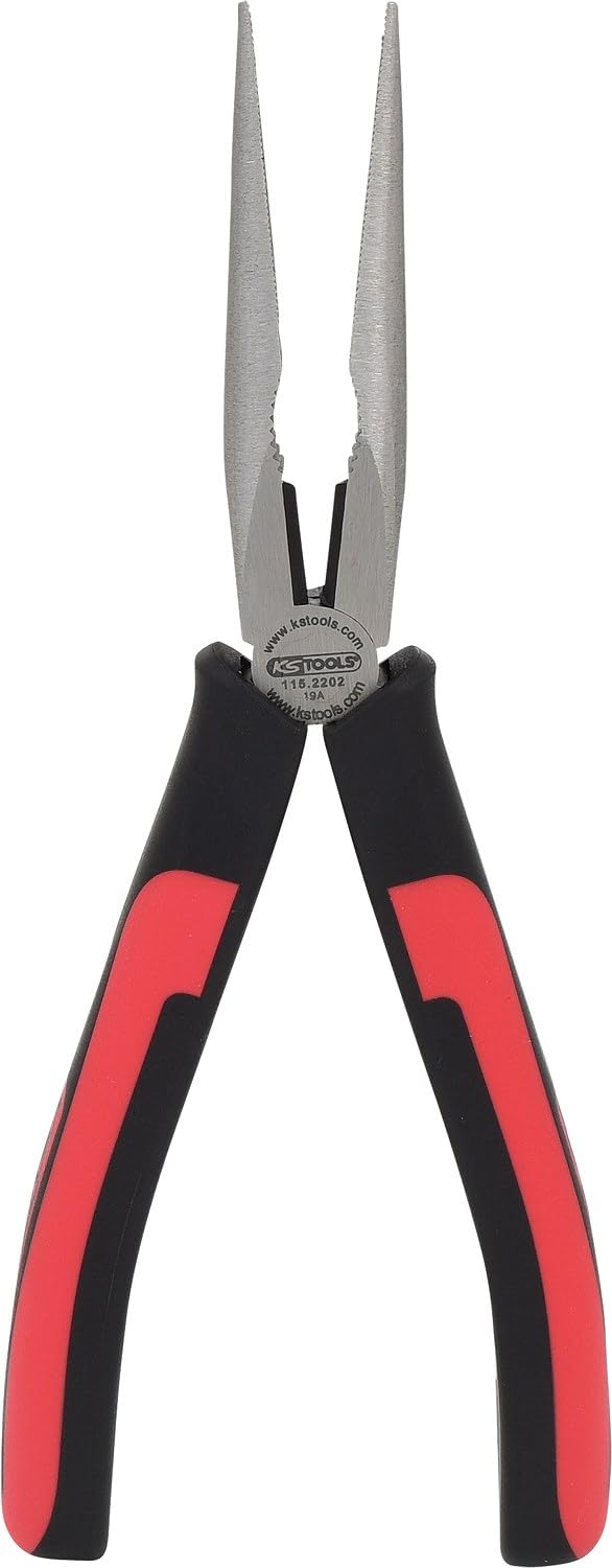 KS Tools 115.2202 SlimPOWER long nosed pliers, 210mm