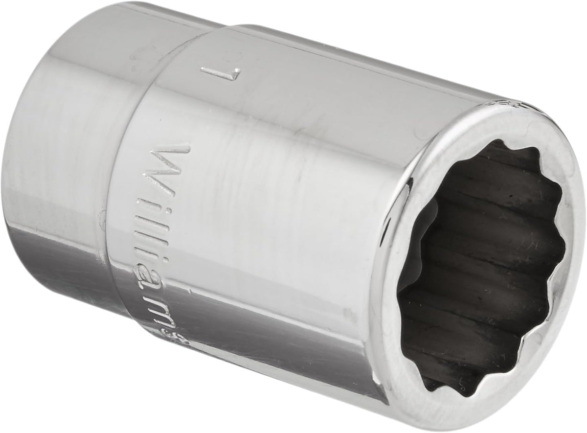 Williams WSH-16TB 16-Piece 3/4-Inch Drive shallow 12 Point Socket Set with Tool Box