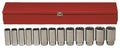 Wright Tool 3/4" Dr., 13 Pc. 6 Pt. Deep Socket Set, 3/4" - 1-1/2"
