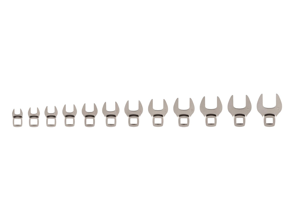 TEKTON 3/8 Inch Drive Crowfoot Wrench Set, 30-Piece | WCF94302