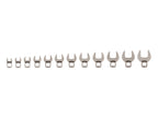 TEKTON 3/8 Inch Drive Crowfoot Wrench Set, 30-Piece | WCF94302