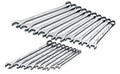 SK Tools USA 19 Piece, Long Pattern, 12 Point, Metric SuperKrome® Combination Wrench Set: 6MM - 24MM | 86037