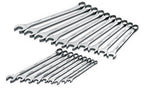 SK Tools USA 19 Piece, Long Pattern, 12 Point, Metric SuperKrome® Combination Wrench Set: 6MM - 24MM | 86037