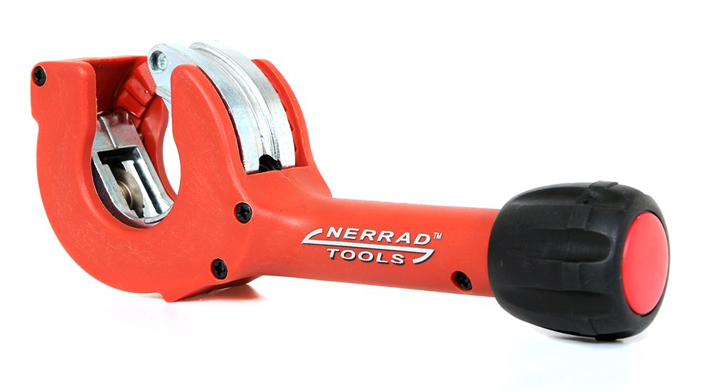 Nerrad Tools NT4067 Adjustable Ratchet Action Copper/INOX Tube Cutter, Red/Black, 35-67 mm
