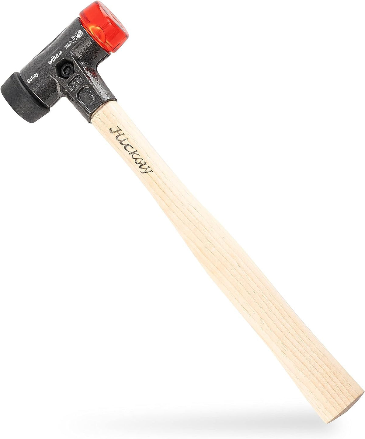Wiha 83299080L Safety Very Hard Soft-Faced Long Hammer, White, 80 mm