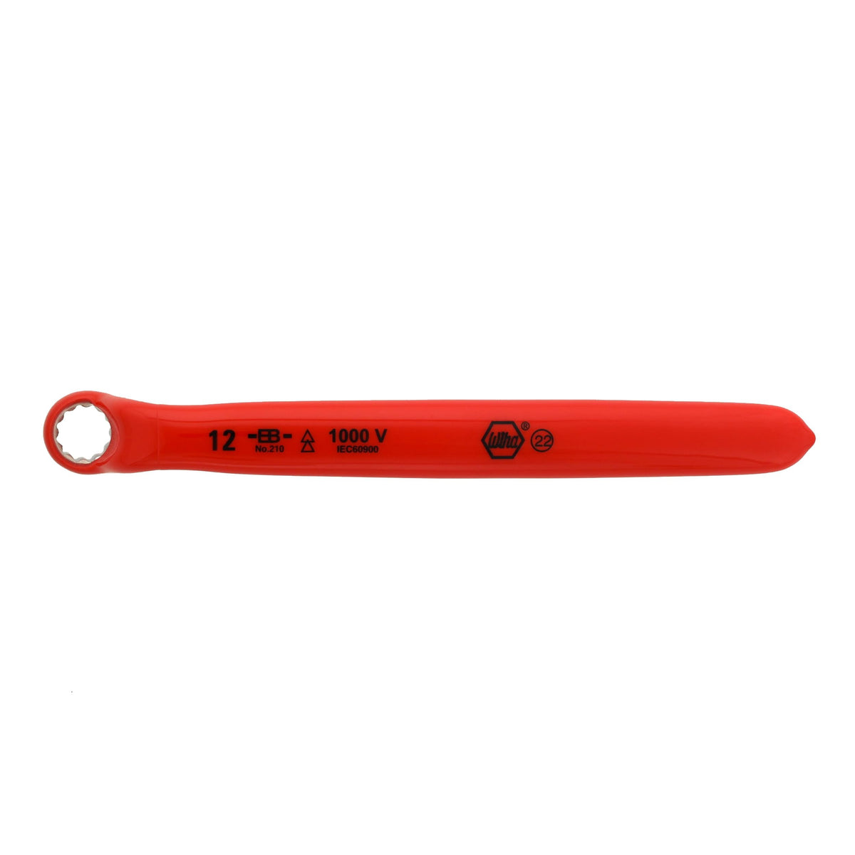 Wiha Insulated Box Wrench Set, 10 to 19mm, 8pc