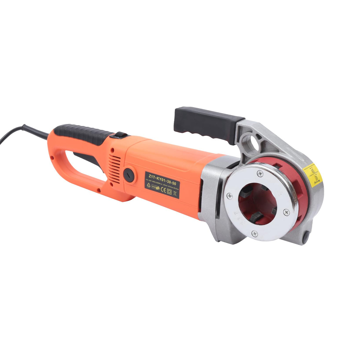 Pipe Threader, Electric Pipe Threader, 2300W 110V Strong Power Multi-purpose Pipe Threading Tool Kit w/ 6 Dies 1/2"-2" and Carrying Case, Heavy-Duty Aluminum and Steel Hand-Held Power Drive Kit