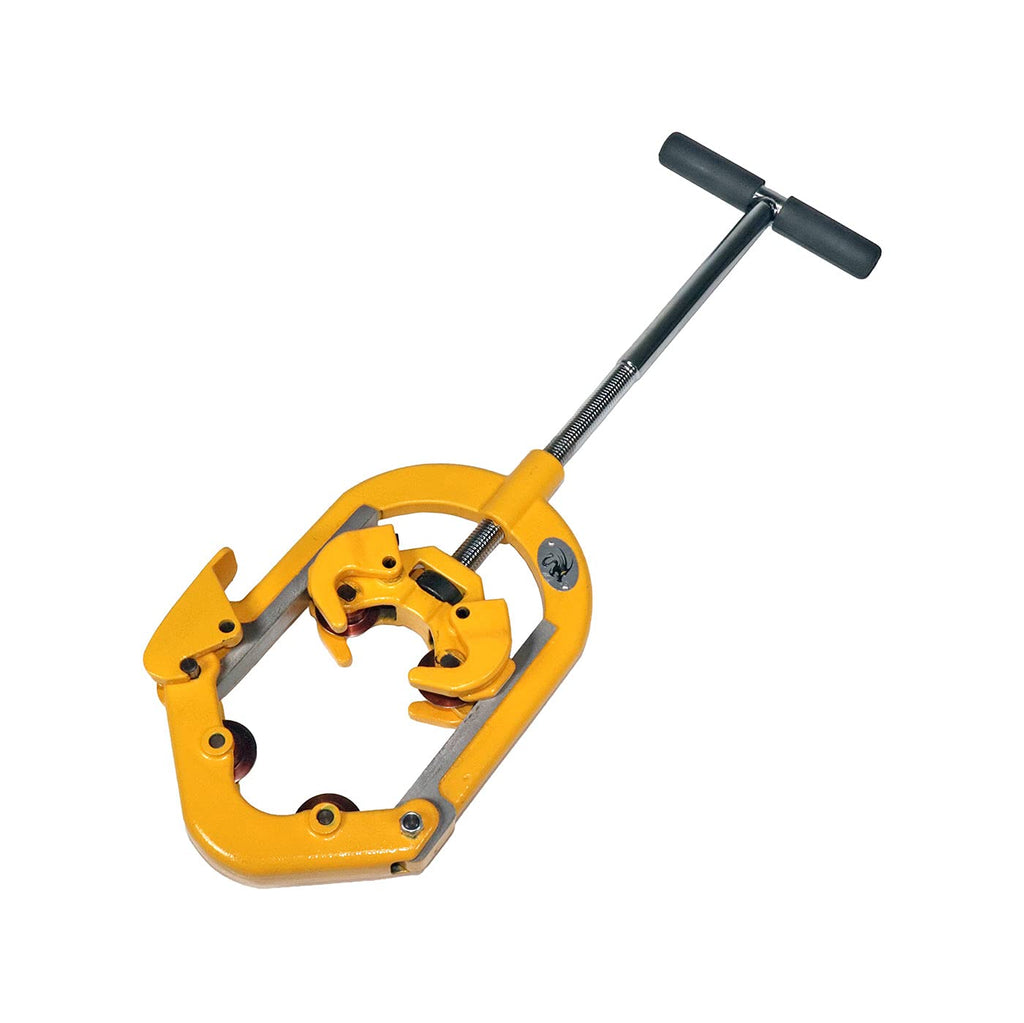 Steel Dragon Tools H4 Hinged 4-Wheel 2in.-4in. Pipe Cutter with Set of 4 Reed 03505 Cutter Wheels for Steel and Ductile Iron Pipe