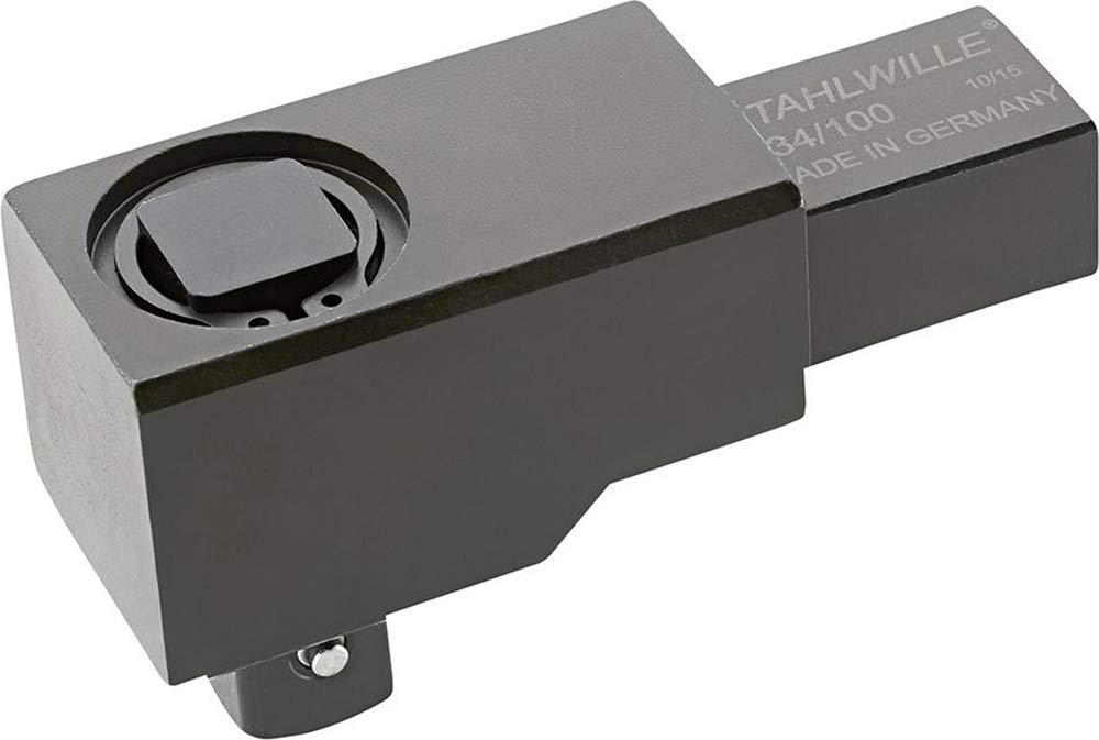 Stahlwille 58240100 Square Drive Insert Tool Plug-On Adapter, 22x28mm, 3/4" External Square, Elevate Tool Versatility, Precision, Made in Germany