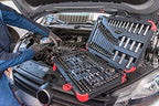 Vigor 1/4" 3/8" and 1/2" Combination Spanner Set, Bits and Socket Spanner for Professional and Home Use 216 Pieces V3277N