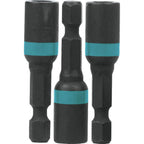 Makita A-97645 Impactx 1/4″ x 1-3/4″ Magnetic Nut Driver, 3 Pack