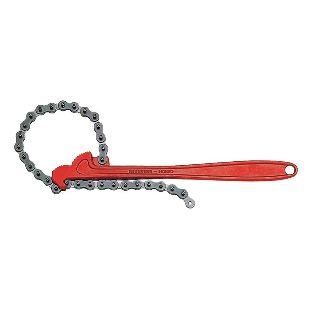 129005 Chain Pipe Wrench 11.81In in Red Lacquered