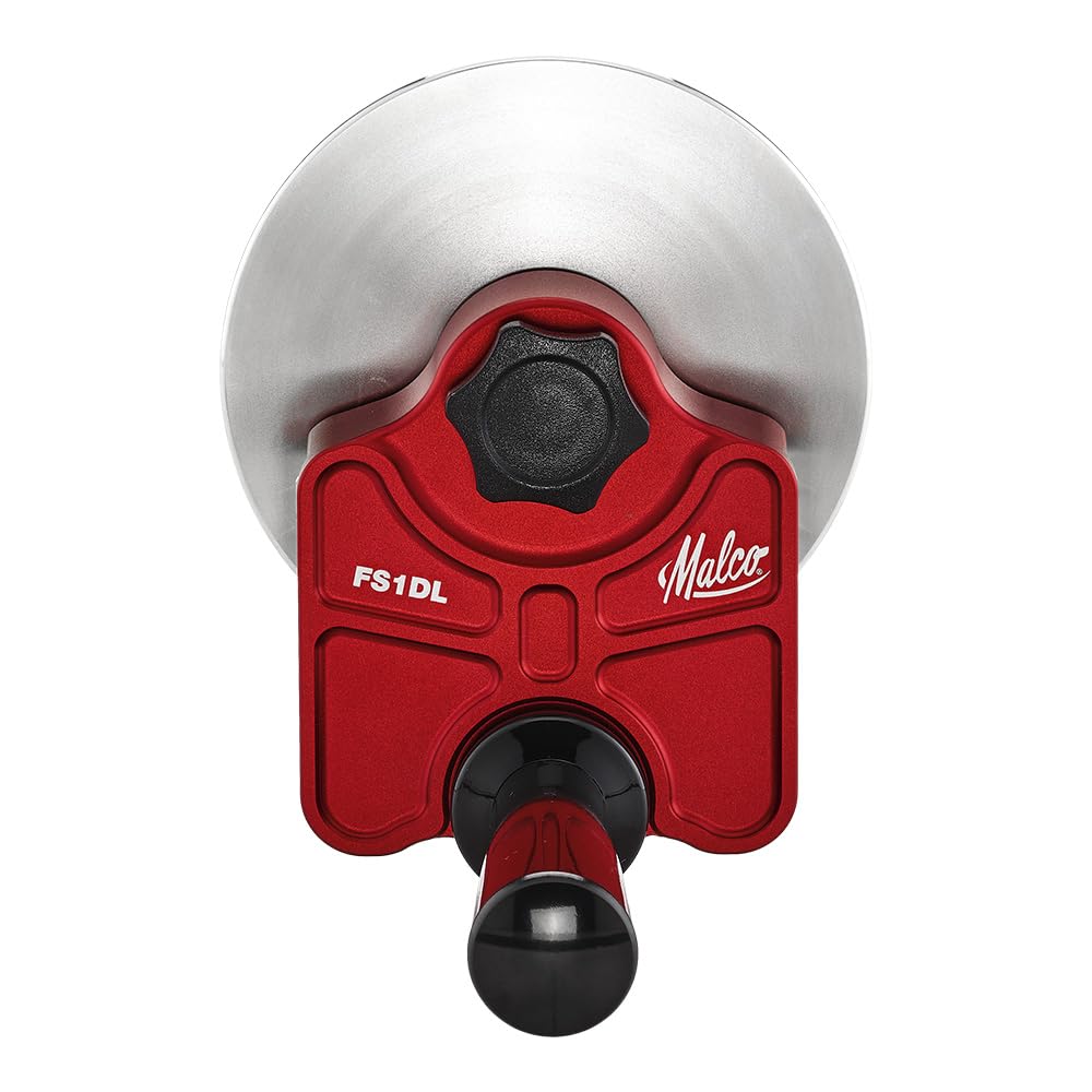 Malco FS1DL Large 1-Station Metal Disc Bender | 5/16" to 1-3/4" (8–45mm) Bending Range | 90°–180° Hems on Straight & Curved Panels | CNC Aluminum & Stainless Steel | Includes IP67 Waterproof Hard Case