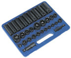 Sealey AK681 32pc 3/8" & 1/2"Sq Drive Impact Socket Set Standard/Deep - Metric/Imperial