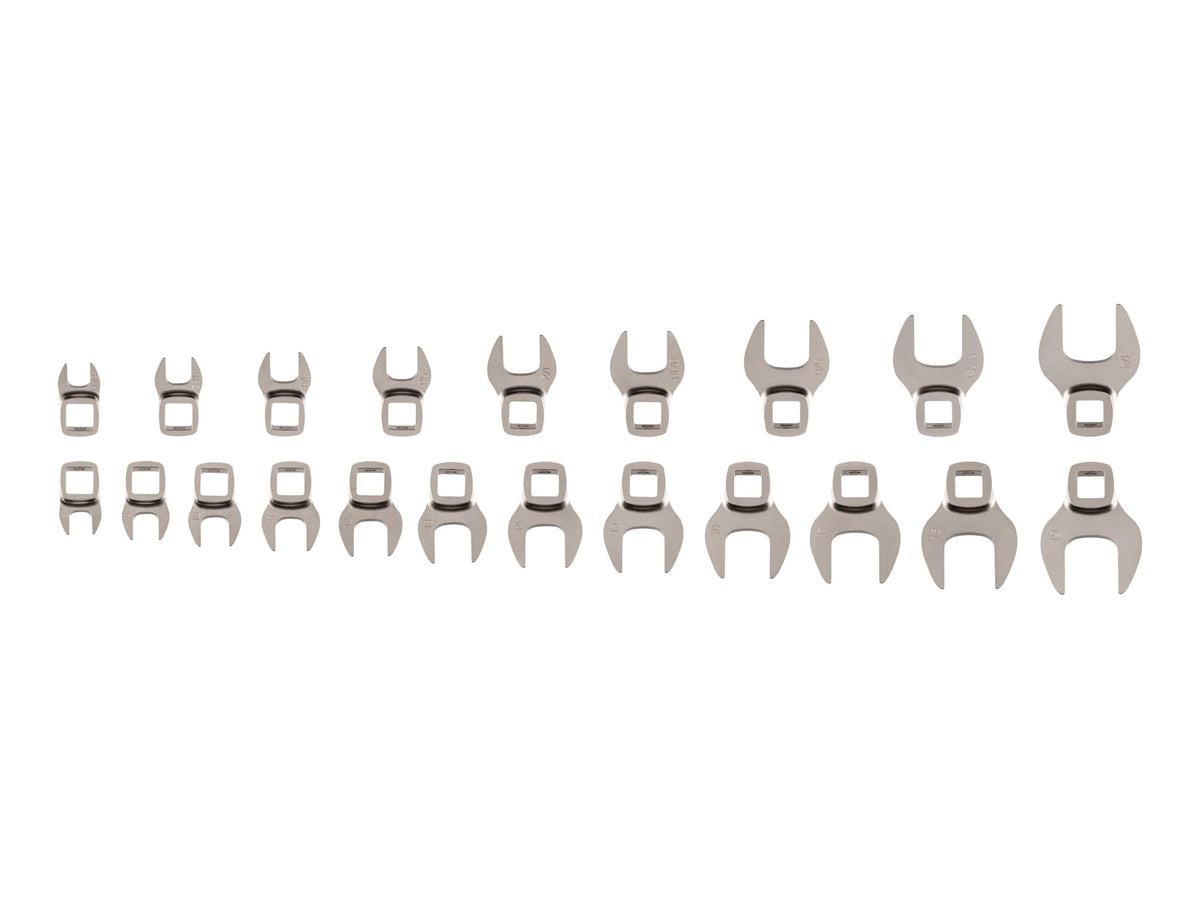 TEKTON 3/8 Inch Drive Crowfoot Wrench Set, 30-Piece | WCF94302