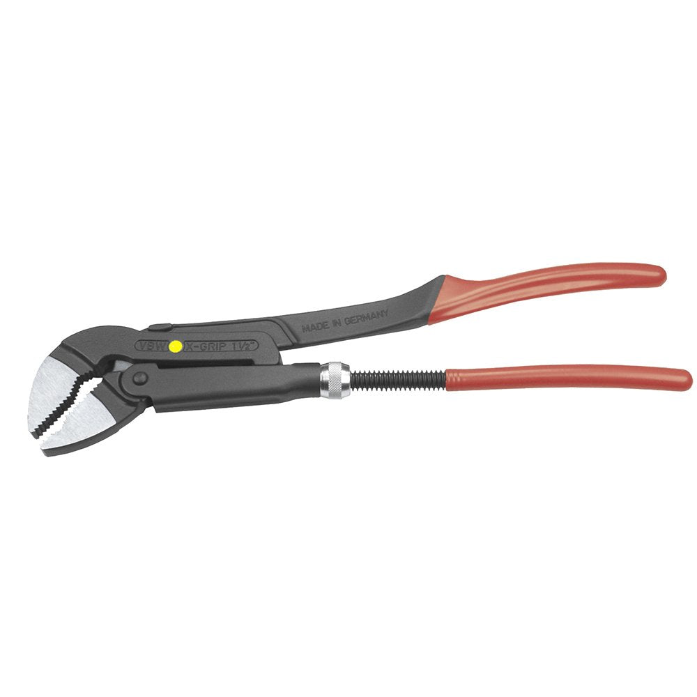 VBW 115020 "X-Grip" ABC-Pipe Wrench, Red/Anthracite, 50.8 mm