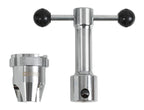 KS TOOLS - Chrome waste wrench with adapter