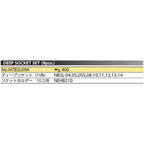 Nepros 1/4"sq. Deep Socket Wrench (9pcs.)