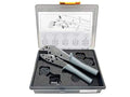 Silver Line by Weidmüller 485850 Tool Flex Crimping Set 5 Interchangeable Inserts, Including Wire End Ferrules, Insulated Connectors, Blade Terminals