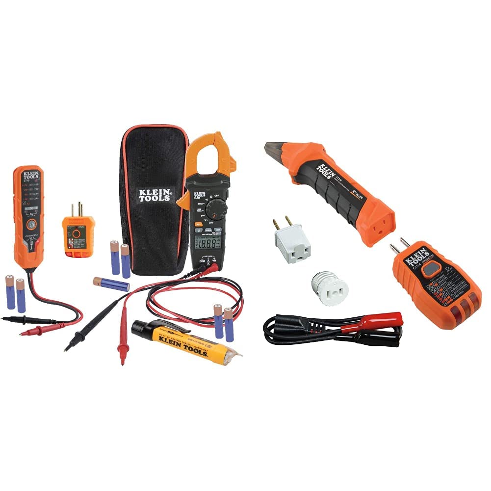 Klein Tools Electrical Test Kit Bundle with Clamp Meter, Insulated Pliers Set, and More