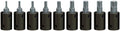 Wright Tool 363 3/8" Drive Metric Impact Hex Bit Socket Set (9-Piece)