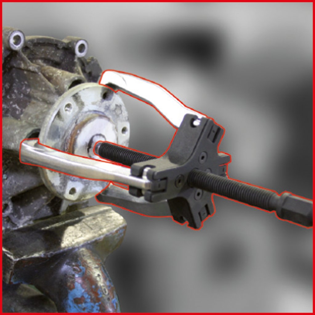 KS TOOLS Universal 2 + 3 Arm Puller 165mm, Size 3, 7T