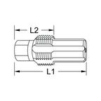 KS Tools 150.2544 Tap with Guide Bolt for NOX Sensors M20 x 1.5