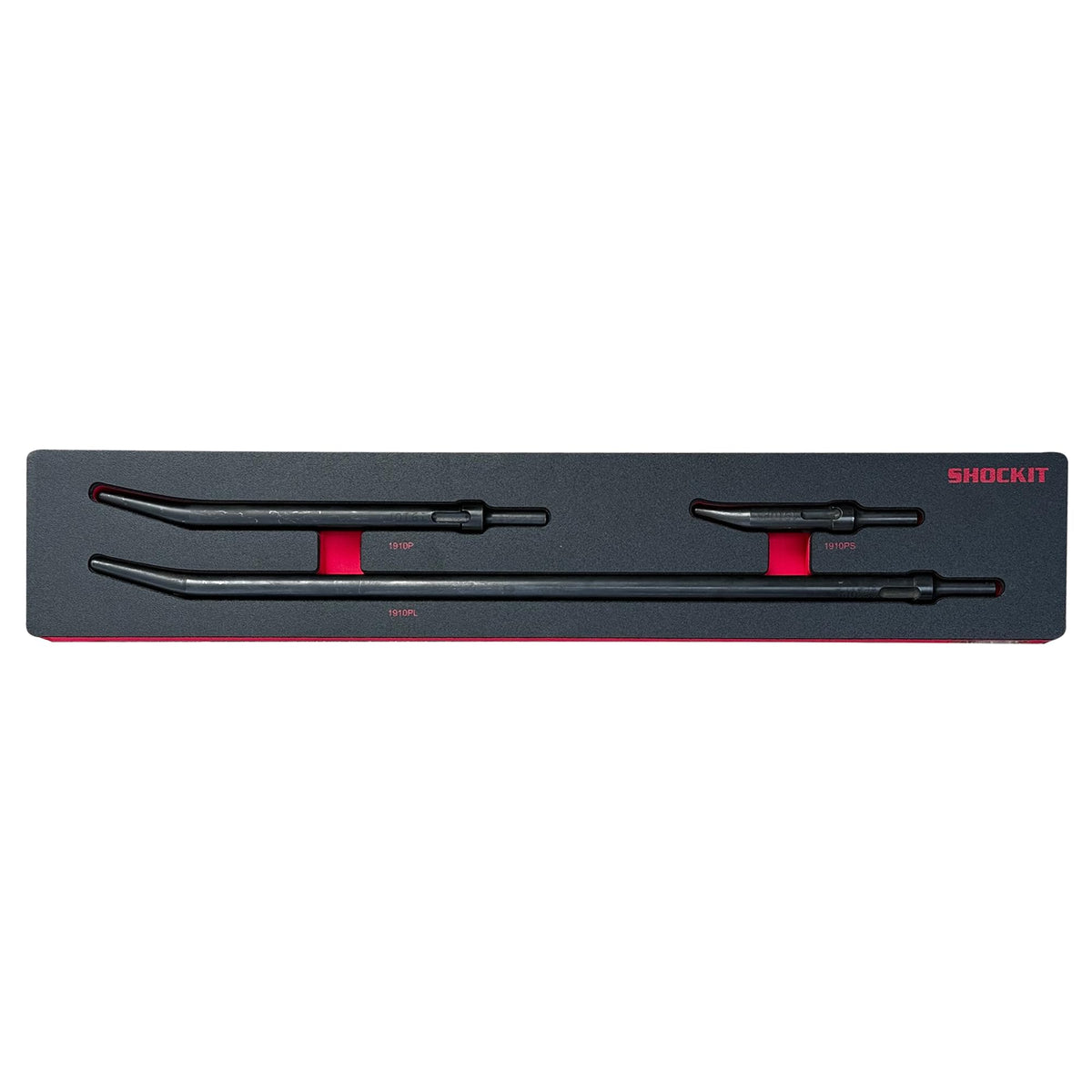 Shockit™ Punch Kit in HD EVA Foam Tray – Non-Turning Slots, .401 Shank Size, Multiple Punch Sizes 5.5” – 22”