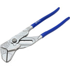 Pliers Wrench, Smooth Jaws, SAE and Metric Scales, Thin Profile, Made in Germany
