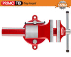 KANCA PRMPL-100,PRIMO PIPE AND BENCH VISE With 360° Rotating Swivel Base,Drop-Forged Pipe and Bench Vise,Jaw Size 4", Max Jaw Opening 4.5",Strong Hand Tools and Machinist Vise (4")
