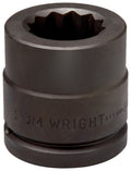 Wright Tool 2-1/16" - 1-1/2" Dr. 12 Pt. Impact Socket