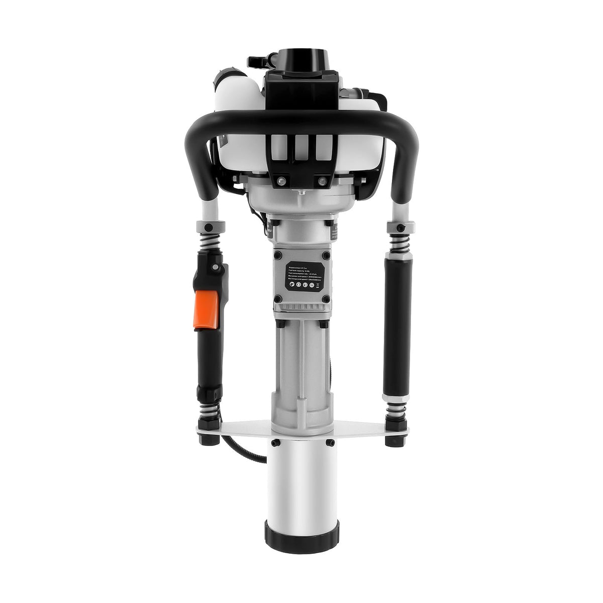 38CC T Pile Driver, 4-Stroke Gasoline Pile Driver Hammer, Construction Base Pile Driver, Portable Orchard Pile Driver, Guardrail/Triangular Steel Pile Driver Single Cylinder Air Cooling 7500r/min
