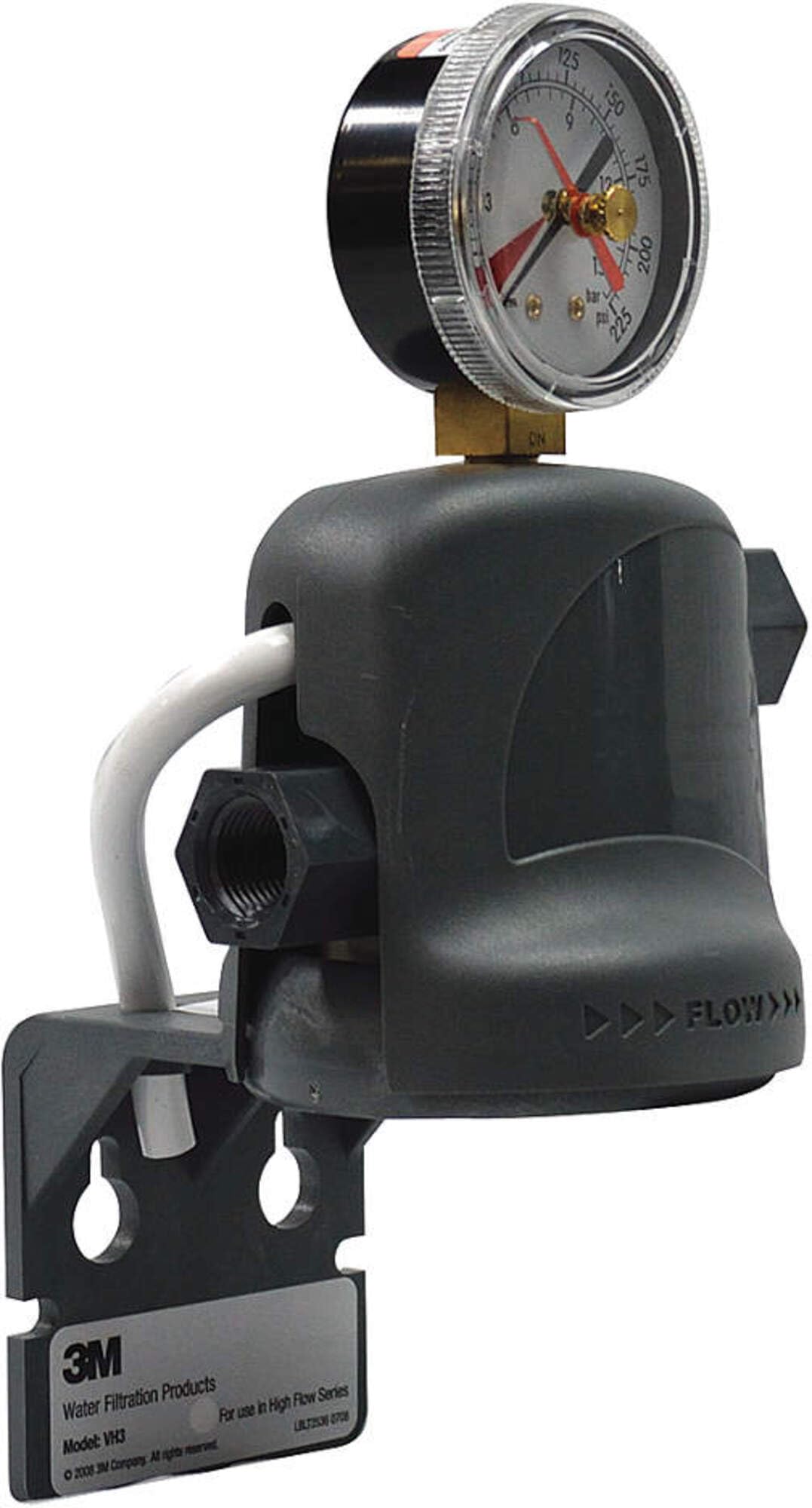 3M VALVE-IN-HEAD/BRACKET ASSEMBLY, 3/8IN FNPT W/SHROUD AND GAUGE, MODEL VH3-NPT, 12 PER CASE, 6213001