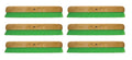 Kraft Tool Co. CC456-01 36 in. Green Nylex Soft Finish Broom Head, 6-Pack