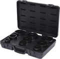 KS TOOLS Socket set for KM groove nuts, studs internal, 9 pcs