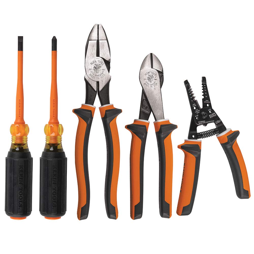 Klein Tools Electrical Test Kit Bundle with Clamp Meter, Insulated Pliers Set, and More
