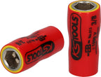 KS Tools 117.2407 1/4" socket with protective insulation, 9/16”