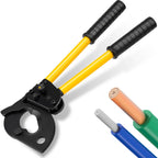NEWTRY Ratchet Copper Aluminium Wire Cable Cutter 400mm2 Ratcheting Wire Cutting Hand Tool (CC-400)