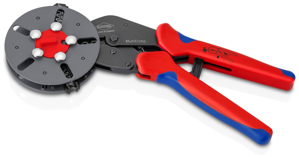 KNIPEX 97 33 03 MultiCrimp® PV Crimping Pliers, 9-1/4"