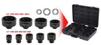 KS TOOLS Socket set for KM groove nuts, studs internal, 9 pcs