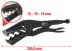 Special clamping gripping pliers, Ø 15-18mm