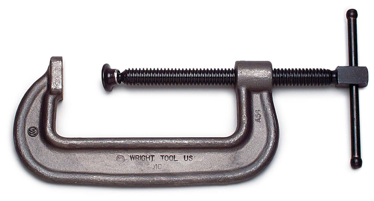 Wright Tool 12" Heavy Service Forged C-Clamps - Test Load 15,000 lbs.