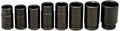 Wright Tool 3/4" Dr., 8 Pc. 6 Pt. Deep Impact Socket Set 7/8" - 1-1/2"