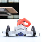 Luocute Electric Tile Bevel Cutter, 45 Degree 13000RPM 1200W Ceramic Tile Chamfering Machine with 12V Water Pump 2.2m Hose for Professional Construction and DIY Home Improvement (US Plug 110V)