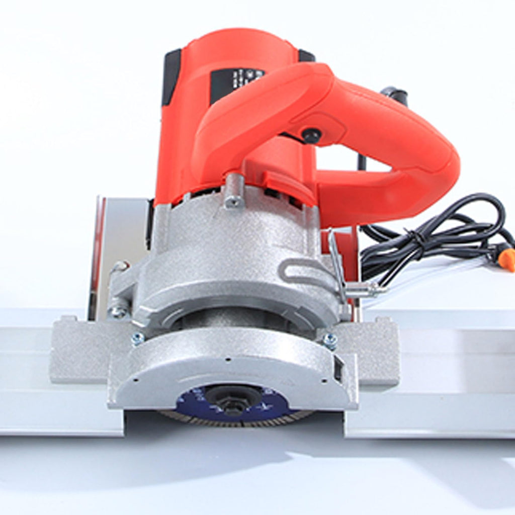 Luocute Electric Tile Bevel Cutter, 45 Degree 13000RPM 1200W Ceramic Tile Chamfering Machine with 12V Water Pump 2.2m Hose for Professional Construction and DIY Home Improvement (US Plug 110V)