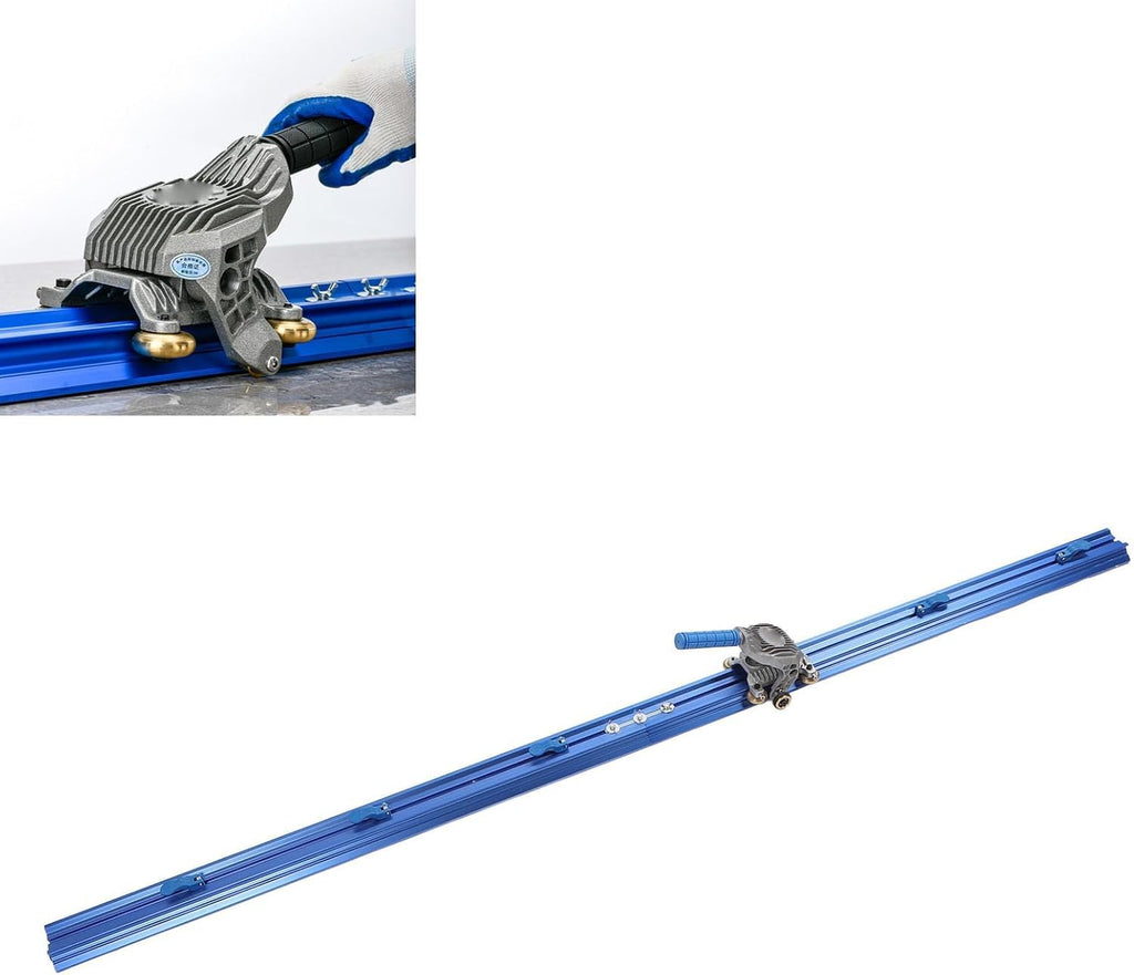 Manual Ceramic Tile Cutter with Aluminum Alloy Track - Precision Cutting for Glazed Tiles, Glass, and Stone Slabs (4-18mm) - Ideal for Home Improvement Projects