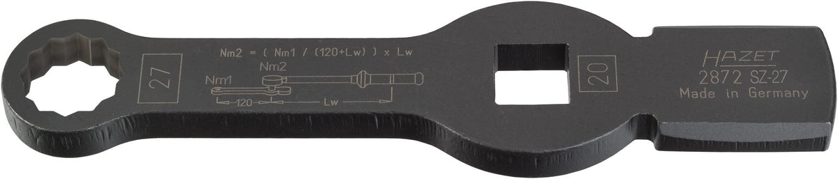 Hazet 642-46 Box-End Wrench Size 46 12 Pt. Striking Face Box-End Wrench
