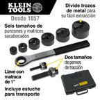 Klein Tools Knockout Punch Set with Step Drill Bit